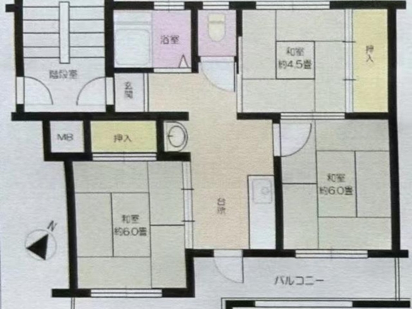 中古マンション 千葉市美浜区 稲毛海岸１丁目 3ＤＫ