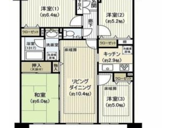 中古マンション 市川市 島尻 4ＬＤＫ