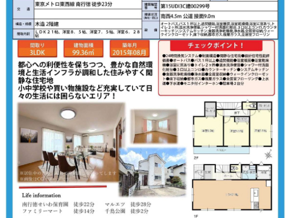 中古戸建 市川市 福栄４丁目 3ＬＤＫ