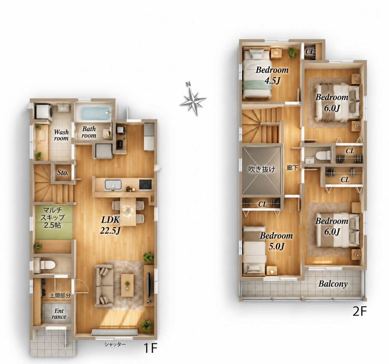 新築戸建 船橋市 二和東５丁目 3ＬＤＫ　１６号棟
