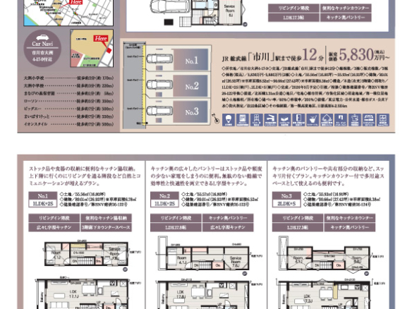 新築戸建 市川市 大洲４丁目 3ＬＤＫ