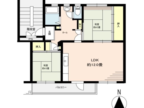 中古マンション 千葉市美浜区 真砂１丁目 2ＬＤＫ