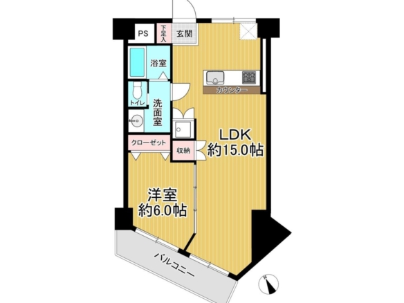 中古マンション 船橋市 前原西２丁目 1ＬＤＫ