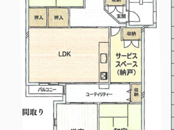 中古マンション 千葉市美浜区 高洲２丁目 3ＬＤＫ