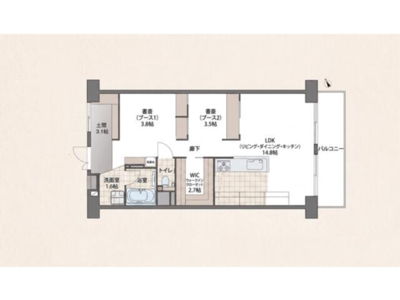 中古マンション 船橋市 本郷町 2ＬＤＫ