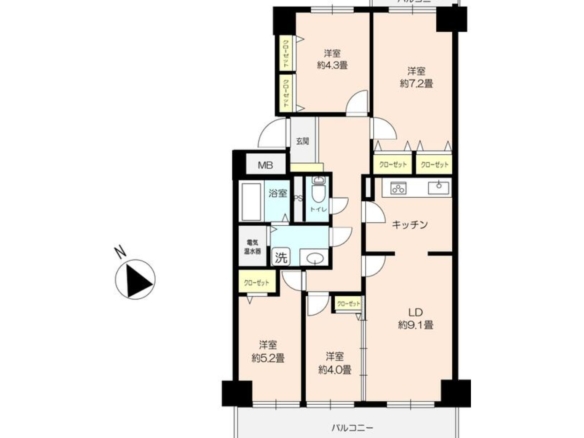 中古マンション 千葉市花見川区 幕張町３丁目 4ＬＤＫ