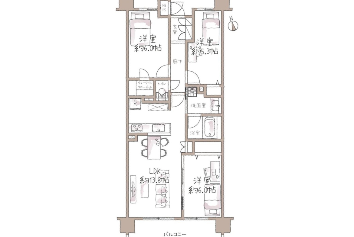 中古マンション 八千代市 村上 3ＬＤＫ