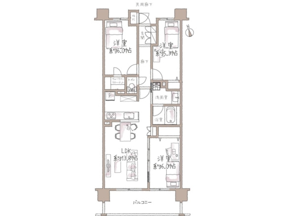 中古マンション 八千代市 村上 3ＬＤＫ