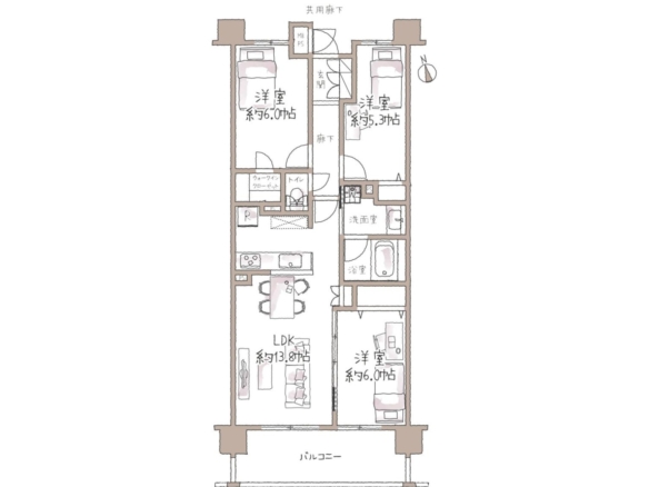 中古マンション 八千代市 村上 3ＬＤＫ