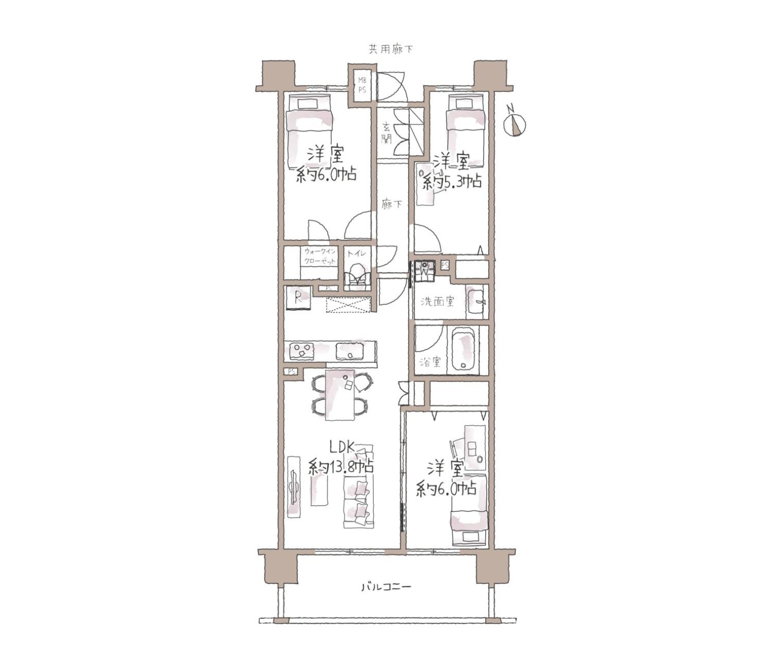 中古マンション 八千代市 村上 3ＬＤＫ