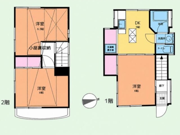中古戸建 市川市 下貝塚２丁目 3ＤＫ