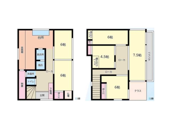 中古戸建 市川市 北国分３丁目 6ＬＤＫ