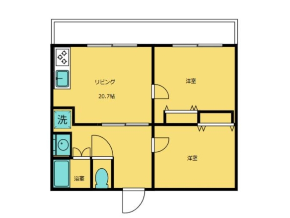 中古マンション 市川市 広尾１丁目 2ＬＤＫ