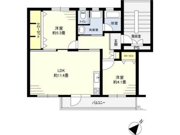 中古マンション 千葉市美浜区 真砂１丁目 2ＬＤＫ