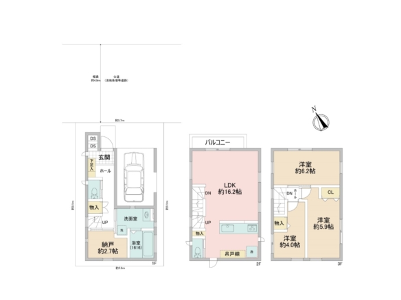 中古戸建 市川市 鬼高３丁目 3ＳＬＤＫ