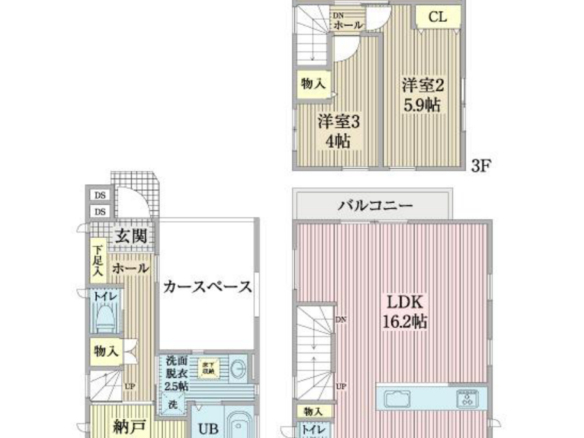 中古戸建 市川市 鬼高３丁目 3ＳＬＤＫ