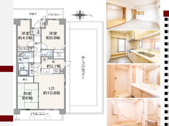 中古マンション 市川市 大野町２丁目 3ＬＤＫ