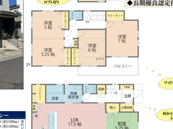 中古戸建 船橋市 二和西５丁目 4ＬＤＫ