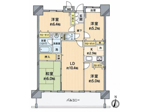 中古マンション 市川市 島尻 4ＬＤＫ