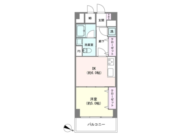 中古マンション 市川市 新田４丁目 1ＤＫ