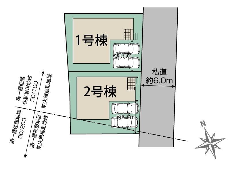 新築戸建 市川市 柏井町２丁目 3ＬＤＫ 1号棟